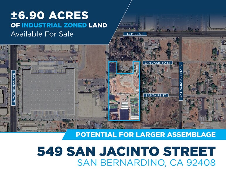 Primary Photo Of 549 San Jacinto St, San Bernardino Land For Sale