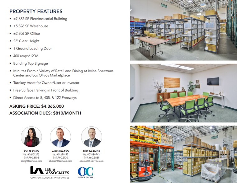 More Photos Of 16 Goddard, Irvine Light Manufacturing For Sale