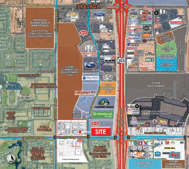 Primary Photo Of Cotton Ln & Cactus Rd, Surprise General Retail For Sale
