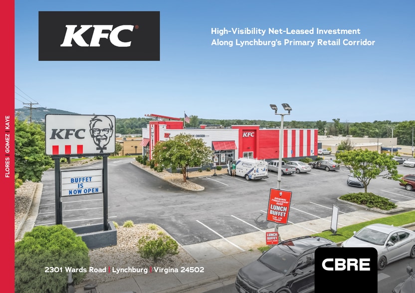 Primary Photo Of 2301 Wards Rd, Lynchburg Fast Food For Sale