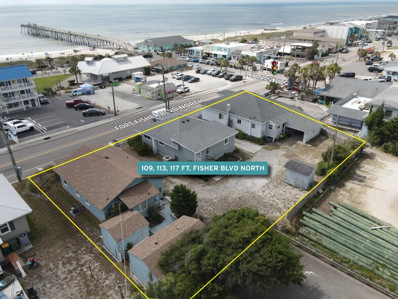 More Photos Of 109-113 117 Fort Fisher Blvd N, Kure Beach, Kure Beach Land For Sale