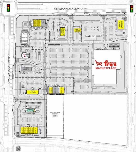 Primary Photo Of 1720 E Germann Rd, Gilbert General Retail For Lease