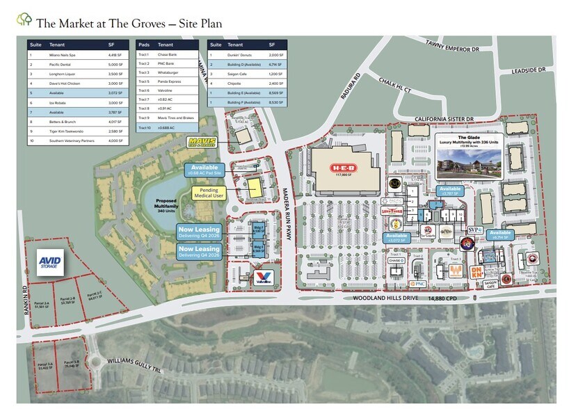 More Photos Of SEC of Woodland Hills Dr @ Madera Run Parkway, Atascocita Unknown For Lease