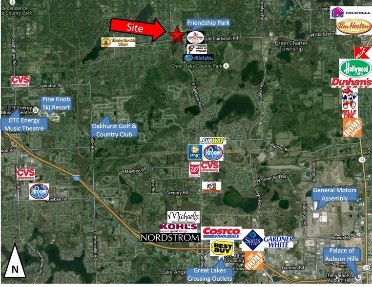 More Photos Of NWC S Baldwin Rd, Orion Township Land For Lease