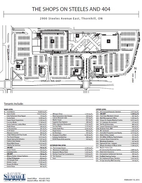 More Photos Of 2900 Steeles Ave E, Markham Storefront For Lease