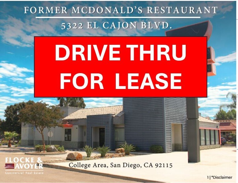 Primary Photo Of 5322 El Cajon Blvd, San Diego Fast Food For Lease