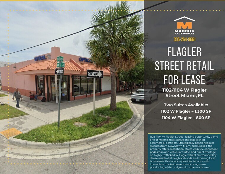 Primary Photo Of 1100-1110 W Flagler St, Miami General Retail For Lease