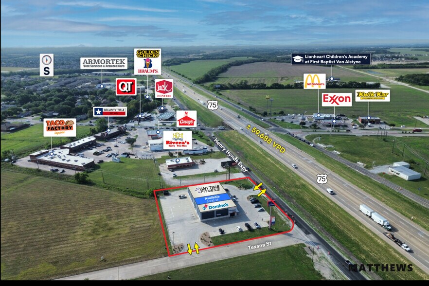 More Photos Of 385 N Henry Hynds Expy, Van Alstyne General Retail For Lease