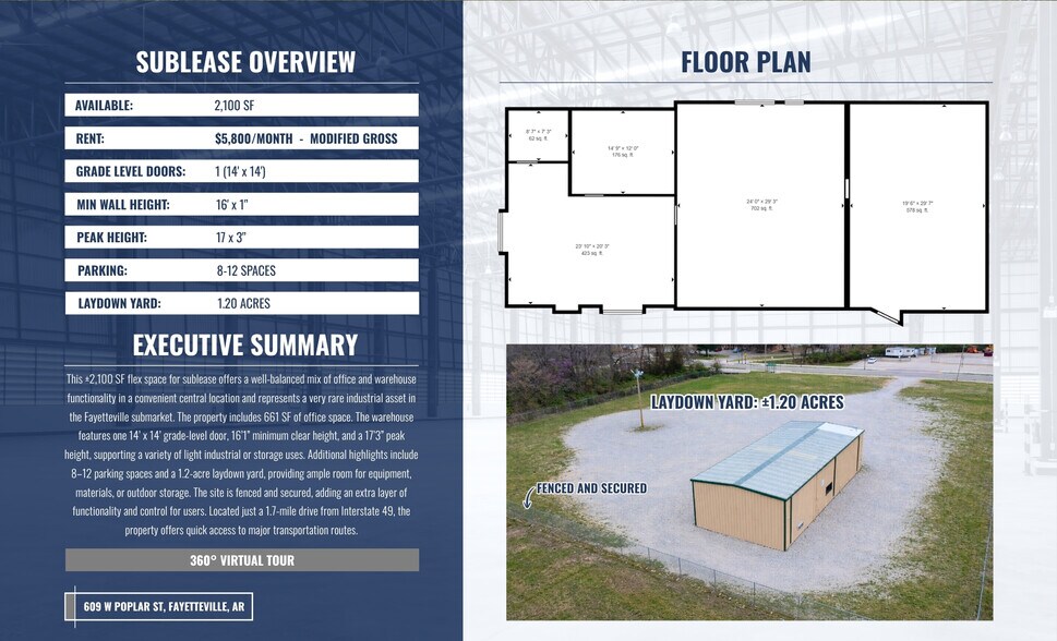 More Photos Of 609 W Poplar St, Fayetteville Warehouse For Lease