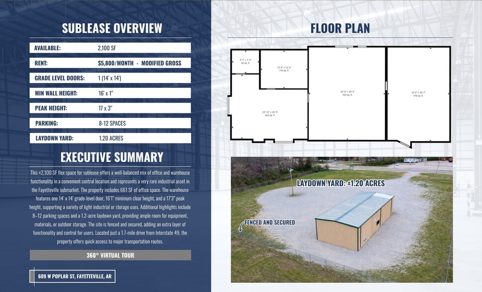 More Photos Of 609 W Poplar St, Fayetteville Warehouse For Lease