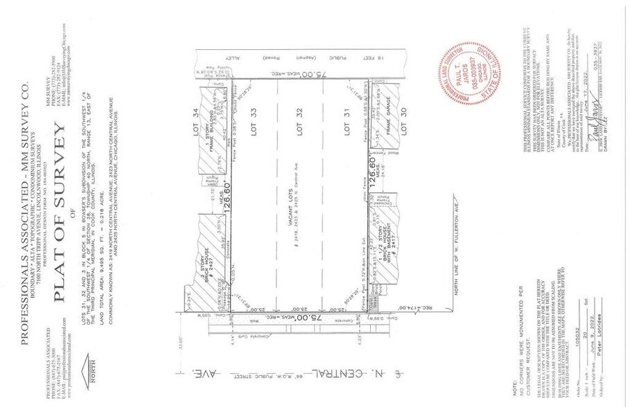 More Photos Of 2419 N Central Ave, Chicago Land For Sale