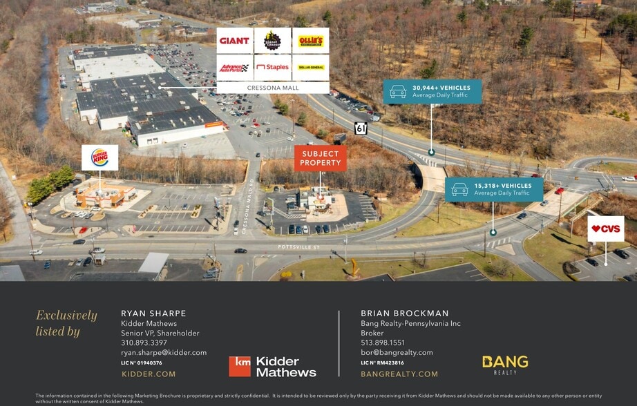 More Photos Of 6198 Cressona Mall, Pottsville Fast Food For Sale