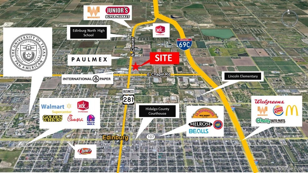 More Photos Of 1710 N Closner Blvd, Edinburg Land For Lease