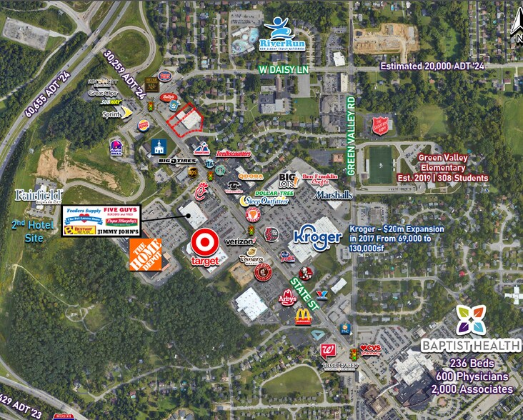 More Photos Of 2310 State St, New Albany Freestanding For Lease