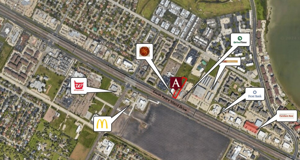 Primary Photo Of 7330 S Padre Island Dr, Corpus Christi Land For Sale