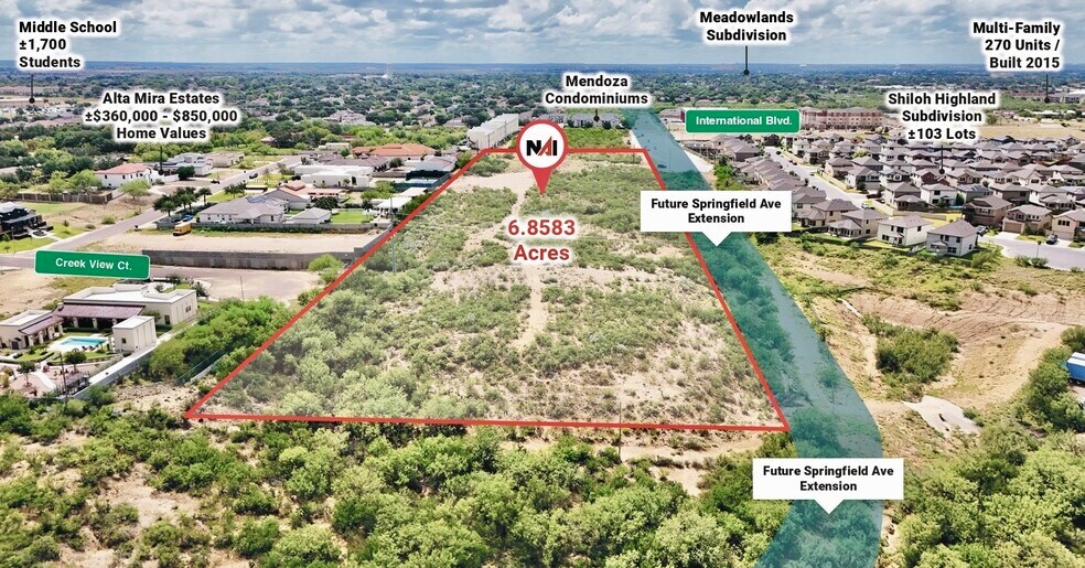 More Photos Of 0000 Springfield Ave, Laredo Land For Sale