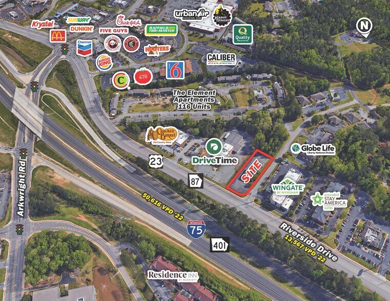 Primary Photo Of 3960 Riverside Dr, Macon-Bibb Auto Dealership For Lease