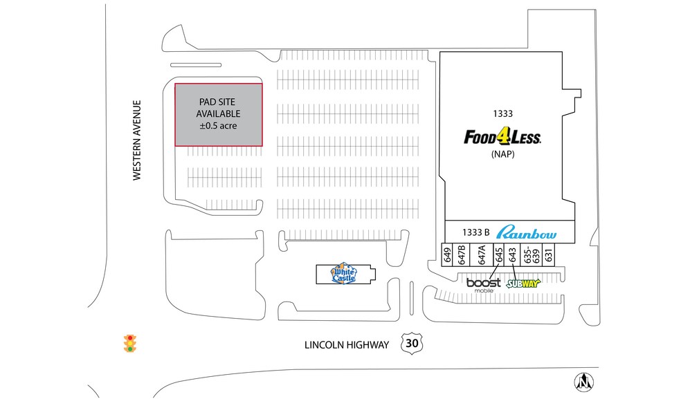 More Photos Of 1333 Western Ave, Chicago Heights Land For Lease