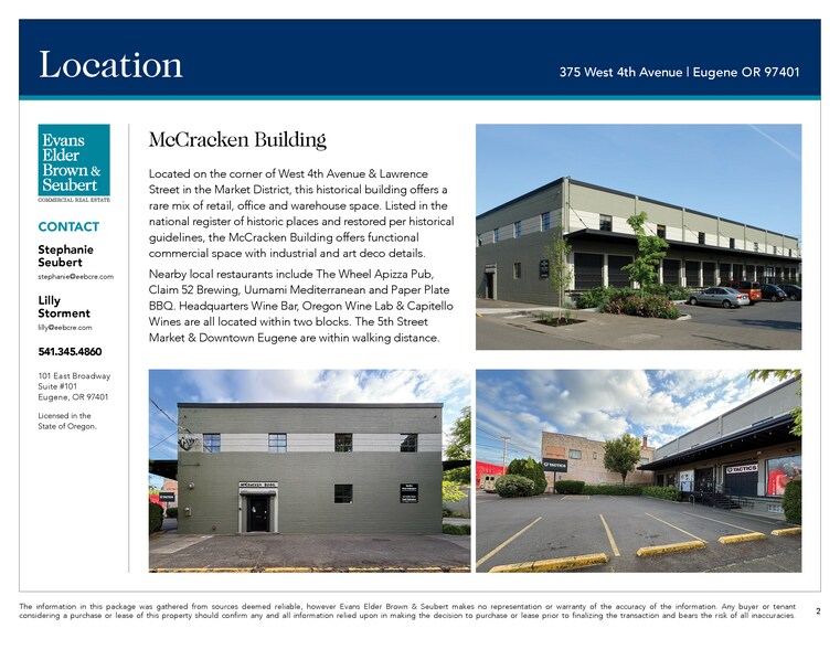 More Photos Of 375 W 4th Ave, Eugene Storefront Retail Office For Lease