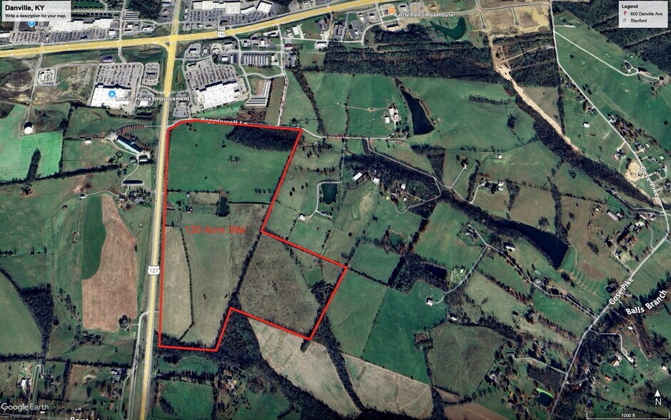 More Photos Of Hwy 127 & 150 Bypass, Danville Land For Sale