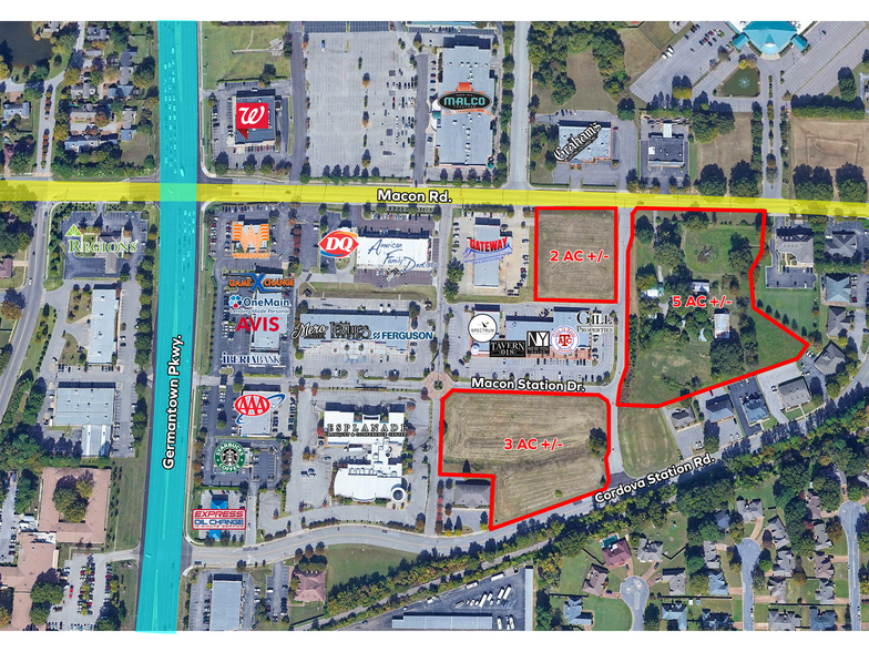 Primary Photo Of Macon Rd @ Country Village Dr., Cordova Land For Sale