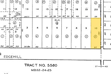 More Photos Of 3050 Edgehill Dr, Los Angeles Land For Sale