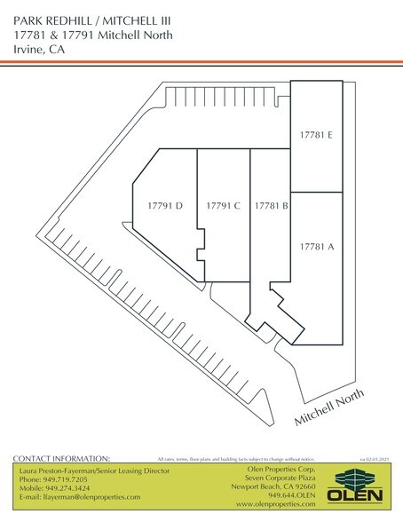 More Photos Of 17781-17791 Mitchell Ave N, Irvine Light Distribution For Lease