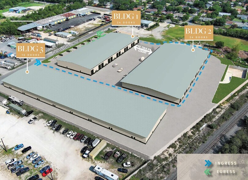 More Photos Of 11926 Rail Dr, San Antonio Unknown For Lease