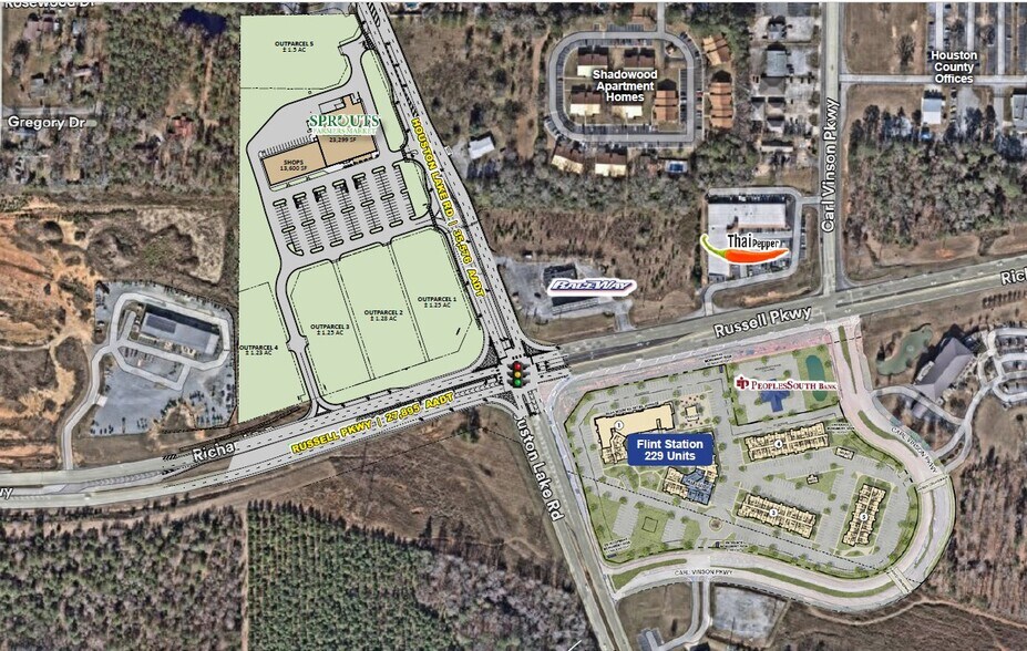 More Photos Of 901 S Houston Lake Rd, Warner Robins General Retail For Lease