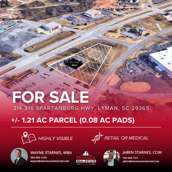 More Photos Of 314-316 Spartanburg hwy, Lyman Land For Sale