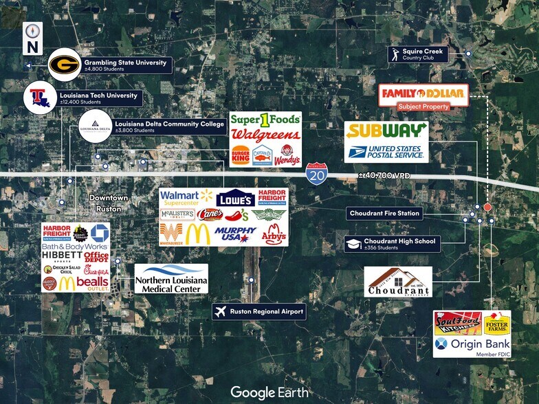 More Photos Of 3845 Elm St, Choudrant Fast Food For Sale