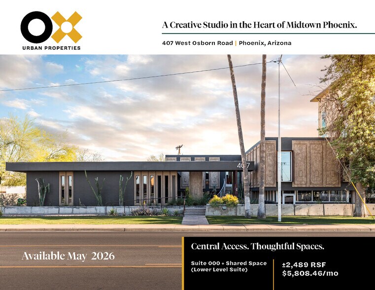 Primary Photo Of 407 W Osborn Rd, Phoenix Loft Creative Space For Lease