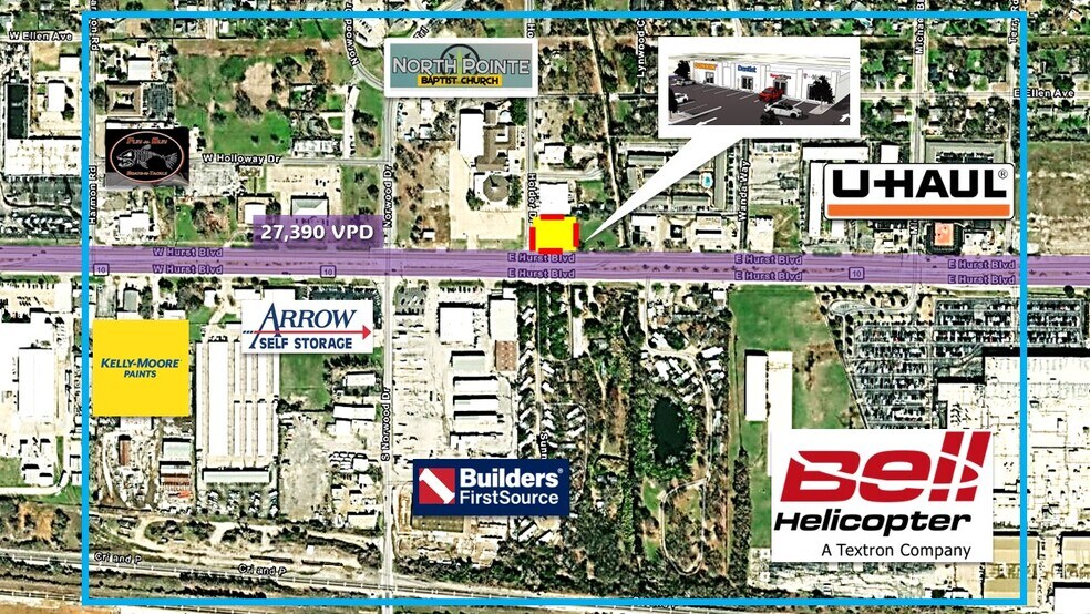 More Photos Of 201 E Hurst Blvd, Hurst Land For Lease