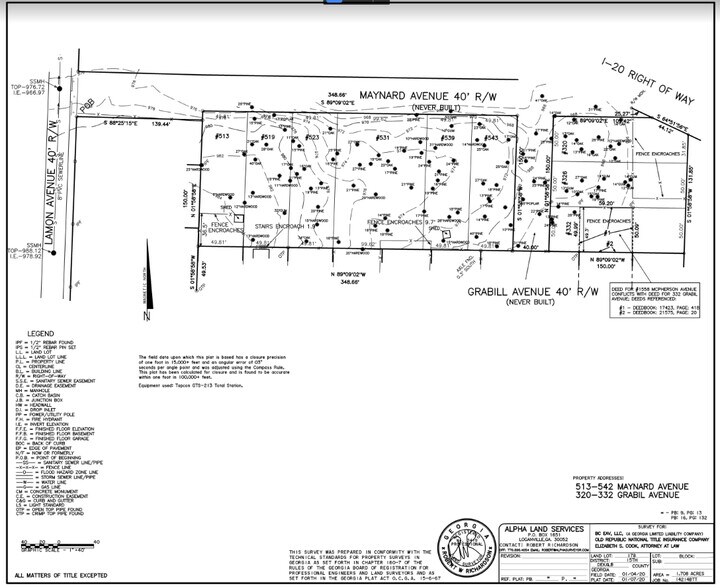 More Photos Of 513 McPherson Avenue, Atlanta Land For Sale