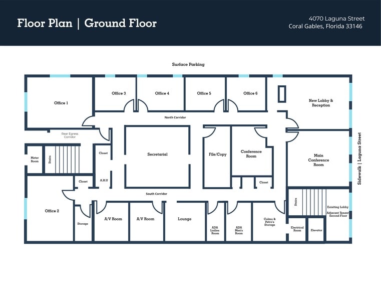 More Photos Of 4070 Laguna St, Coral Gables Medical For Lease
