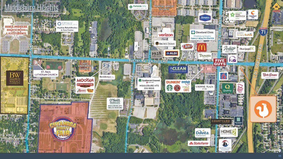 More Photos Of 17505 Bagley Rd, Middleburg Heights Fast Food For Sale