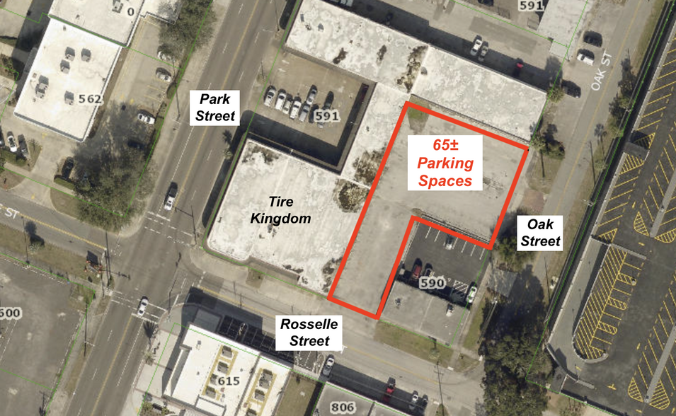 Primary Photo Of Oak Street @ Rosselle Street, Jacksonville Land For Lease