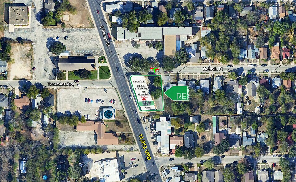 More Photos Of 4500-4512 S Flores St, San Antonio Storefront Retail Office For Lease