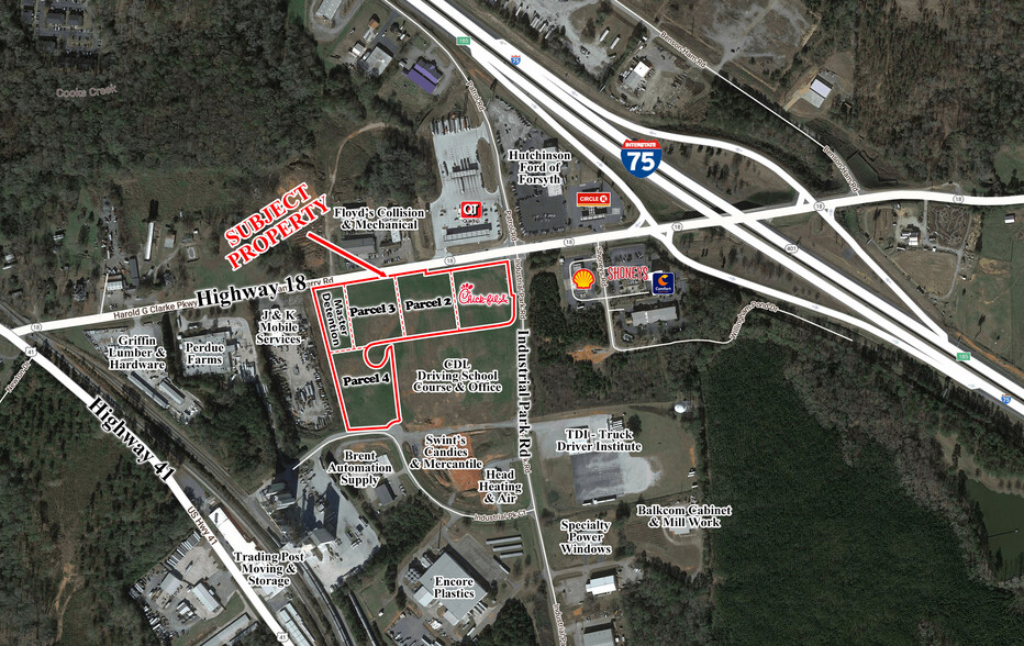 Primary Photo Of Interstate 75 & GA Hwy 18, Forsyth Land For Sale