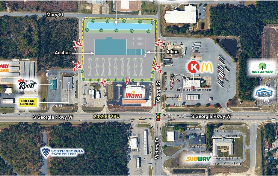 More Photos Of South Georgia Pky, Waycross Land For Lease