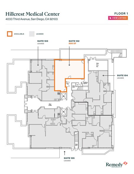 More Photos Of 4033 3rd Ave, San Diego Medical For Lease