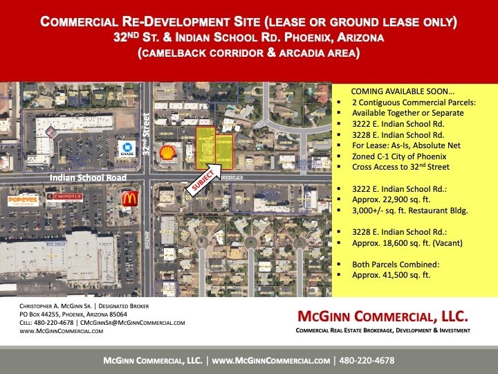 Primary Photo Of 3228 E Indian School Rd, Phoenix Land For Lease