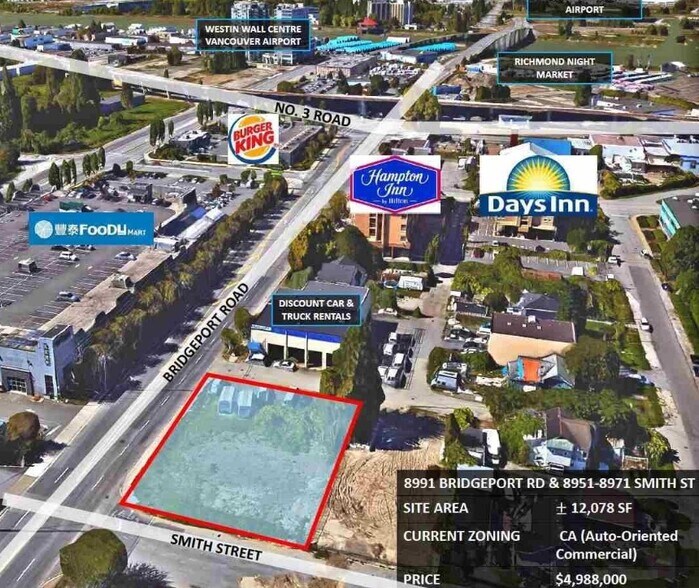 Primary Photo Of 8991 Bridgeport Rd, Richmond Land For Sale