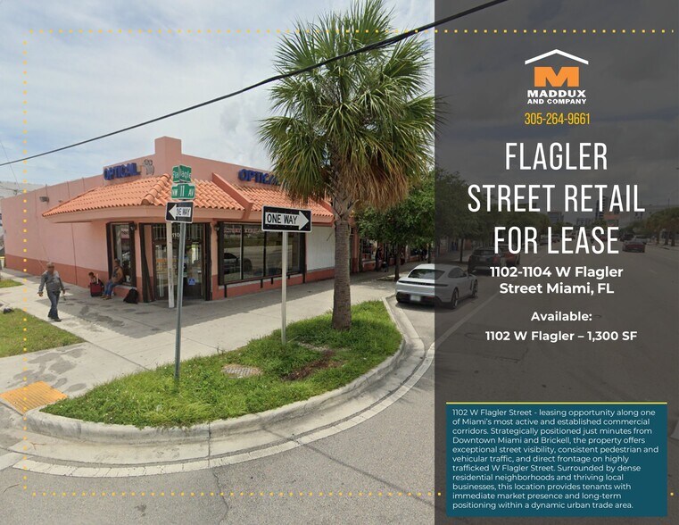 Primary Photo Of 1100-1110 W Flagler St, Miami General Retail For Lease