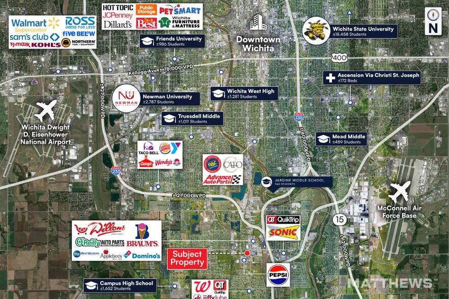 Primary Photo Of 111 E 47th St S, Wichita Fast Food For Sale