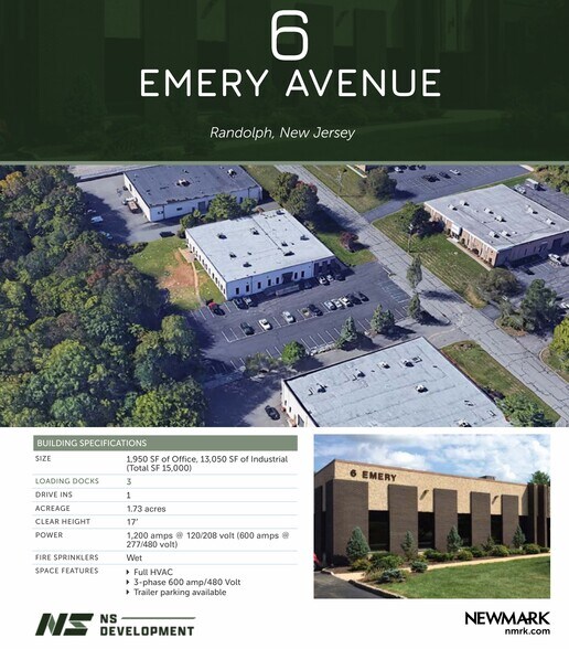 More Photos Of 6 Emery Ave, Randolph Distribution For Lease