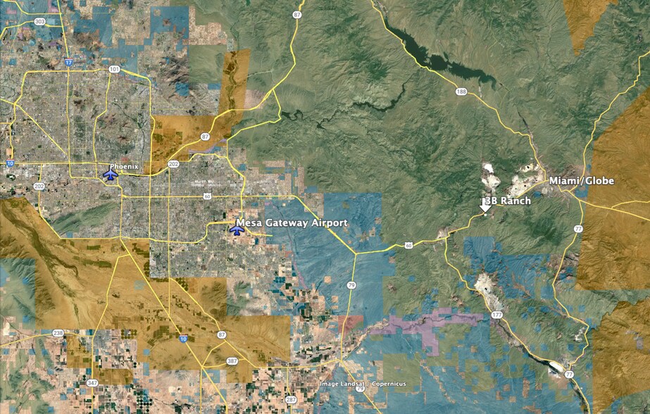 More Photos Of 51238 N Pinal Ranch Rd, Miami Land For Sale