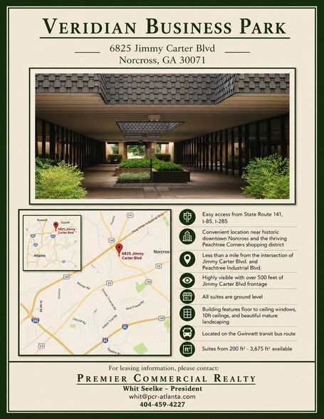 Primary Photo Of 6825 Jimmy Carter Blvd, Norcross Unknown For Lease