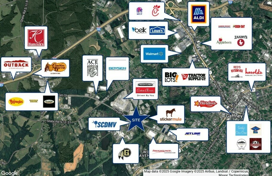 More Photos Of 424 Hyatt St, Gaffney General Retail For Lease