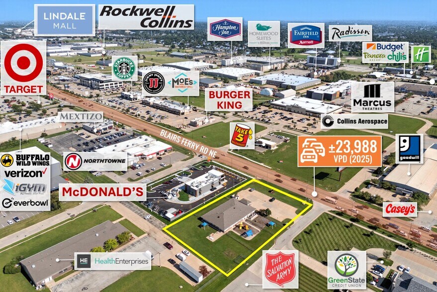 More Photos Of 1350 Blairs Ferry Rd NE, Cedar Rapids Land For Lease